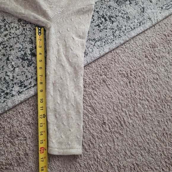 Vintage Designers Originals Studio Knit Collar Zip Cardigan Sweater Womens L - Picture 4 of 8